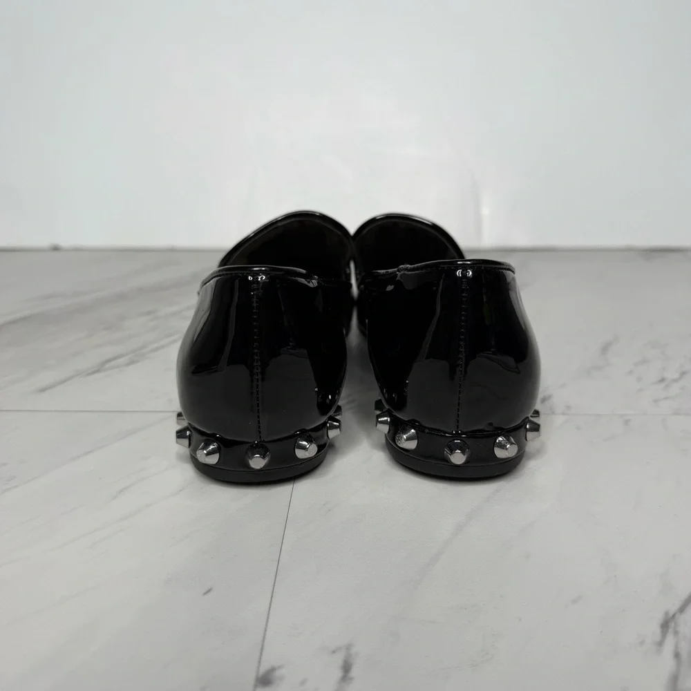 Marc Fisher Abree Black Patent Leather Loafer 6M